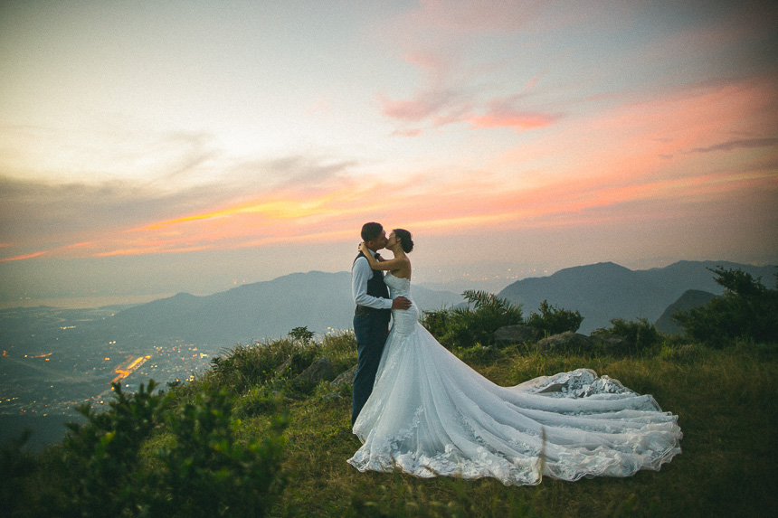 bluno and cindy at tai mo shan